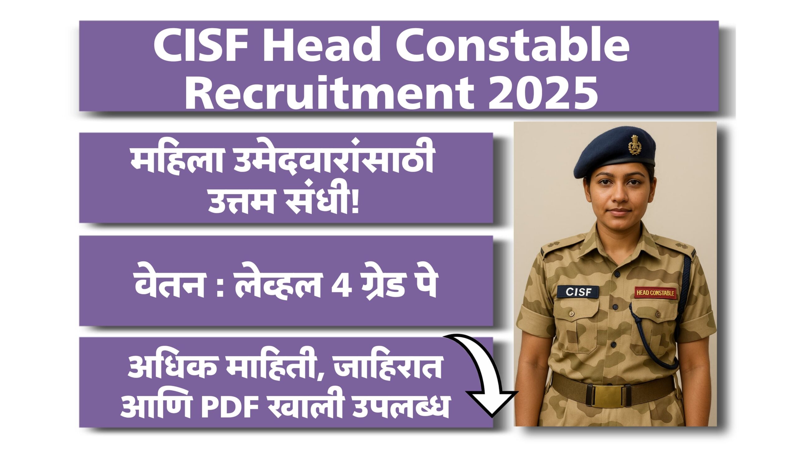 CISF Head Constable Recruitment 2025