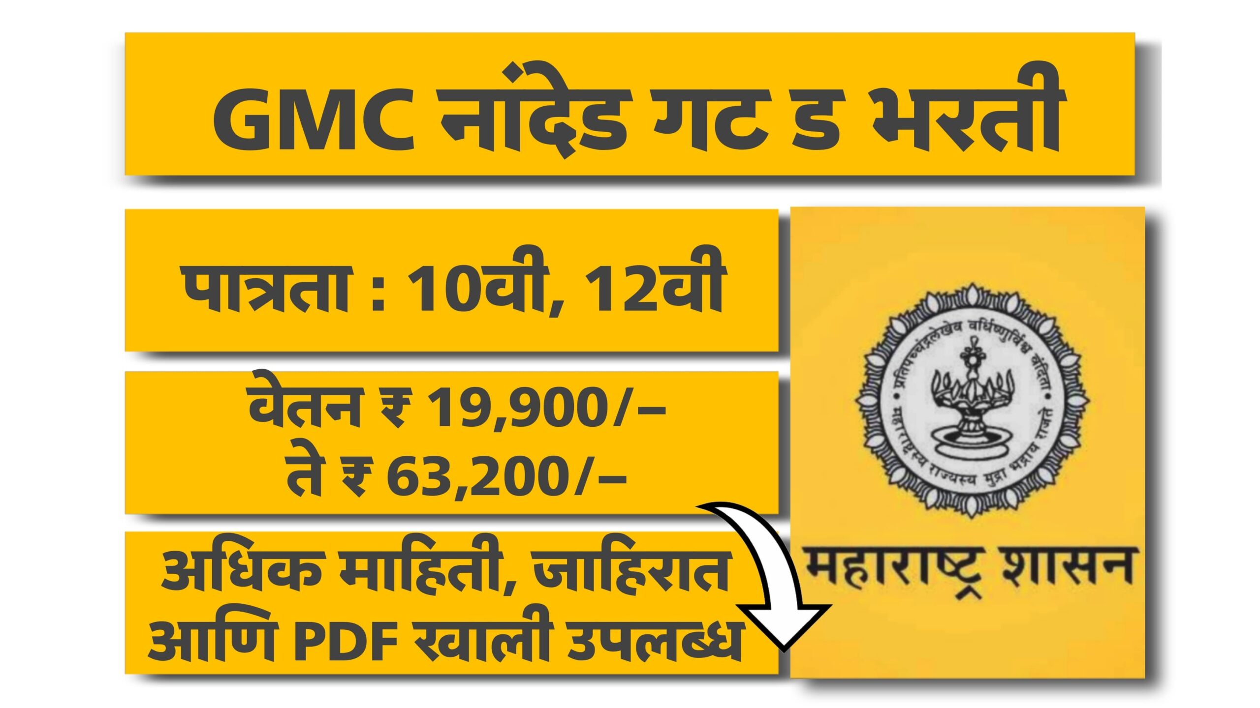 GMC Nanded Recruitment 2025