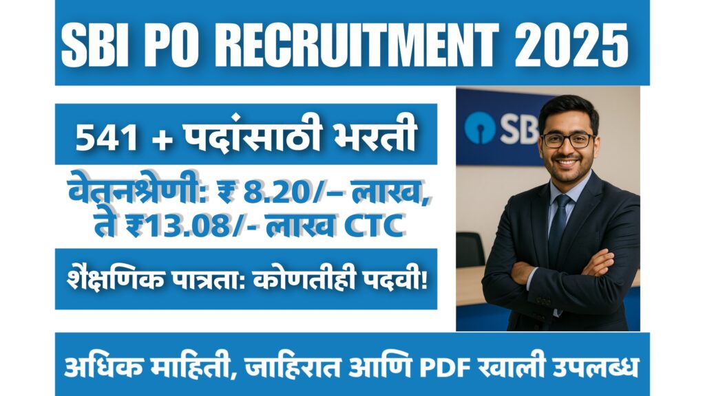 SBI PO Recruitment 2025