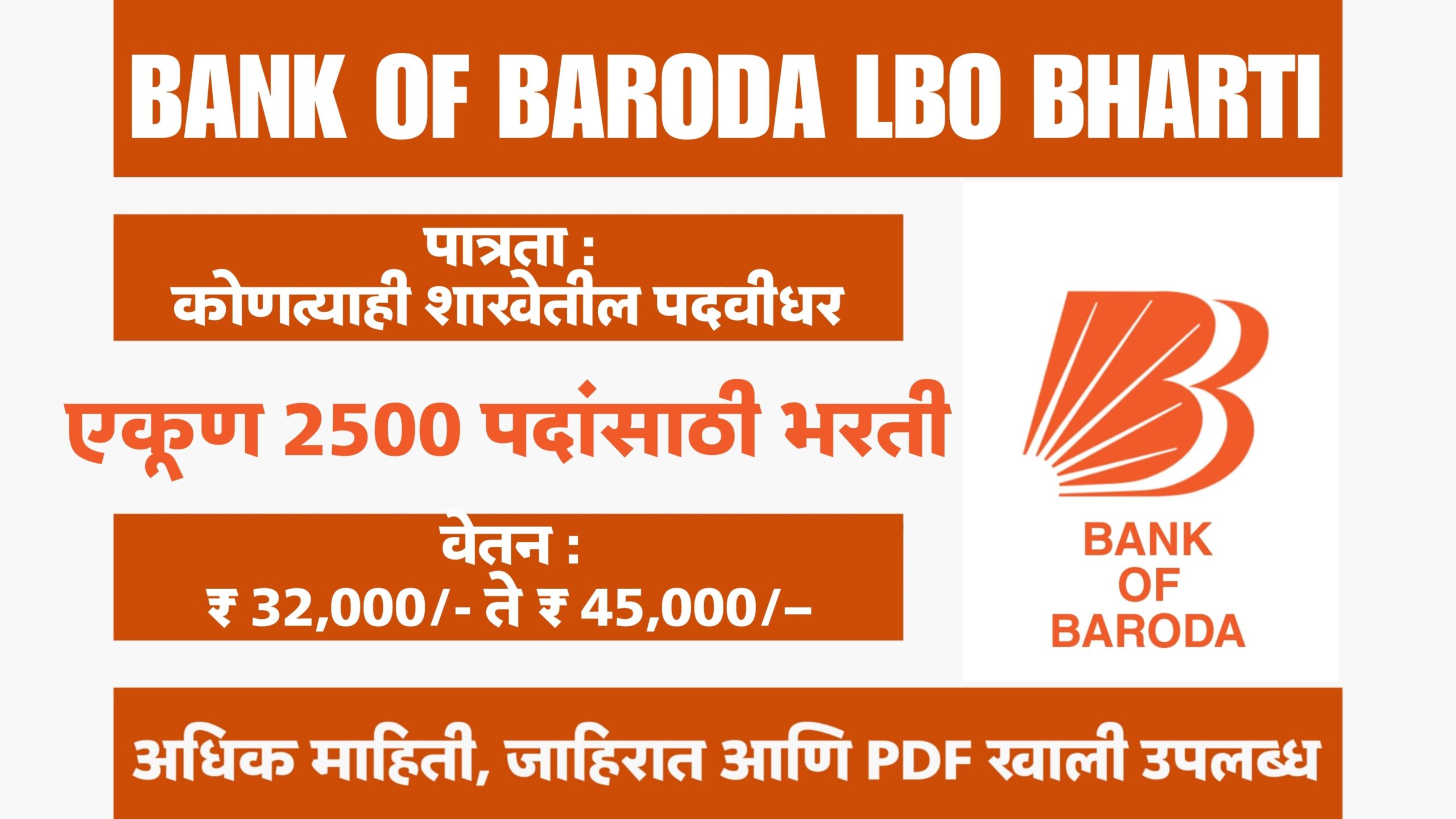 Bank Of Baroda LBO Bharti