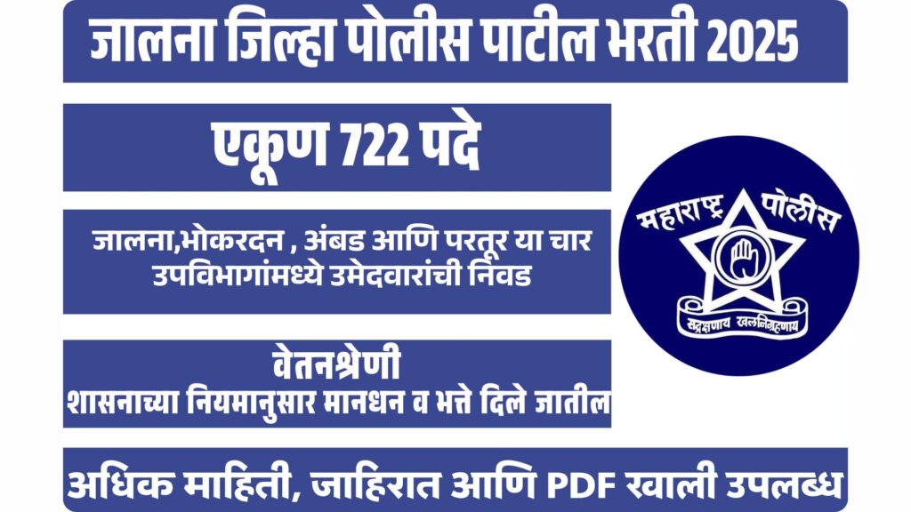 Jalna Police Patil Bharti 2025